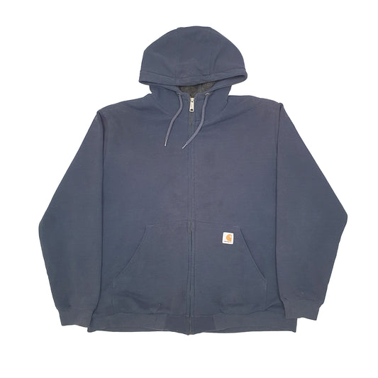 Carhartt Thick Fleece Lined Full Zip XL Navy