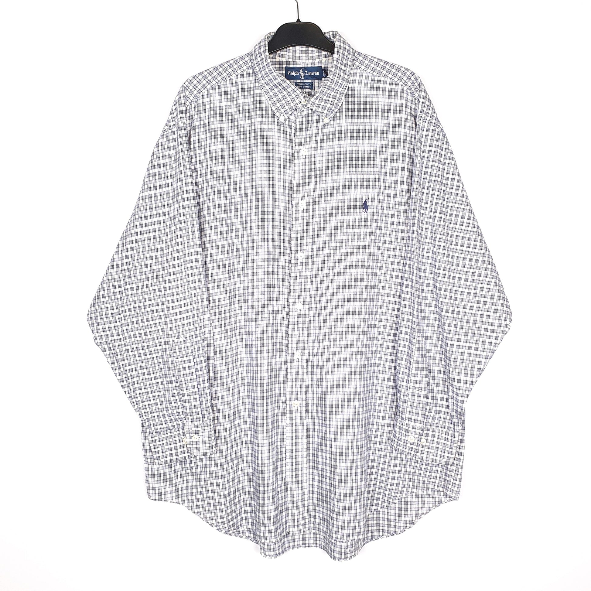 Polo Ralph Lauren Long Sleeve Yarmouth Fit Check Shirt Blue