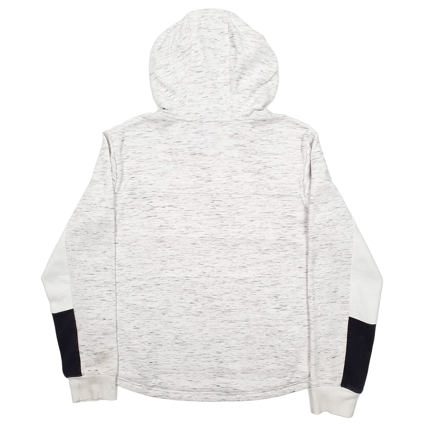 Womens White Adidas Spellout Hoodie Jumper