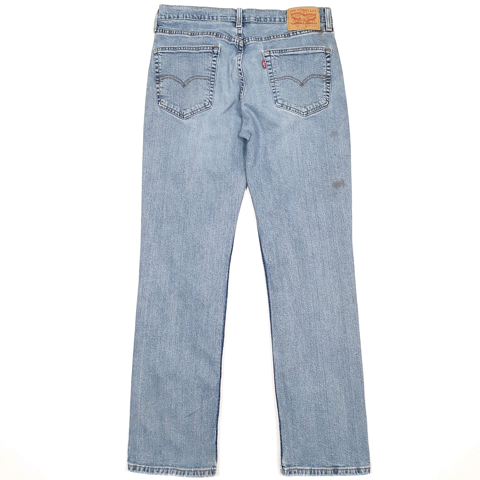 Levis 514 Straight Fit Jeans W33 L30 Blue