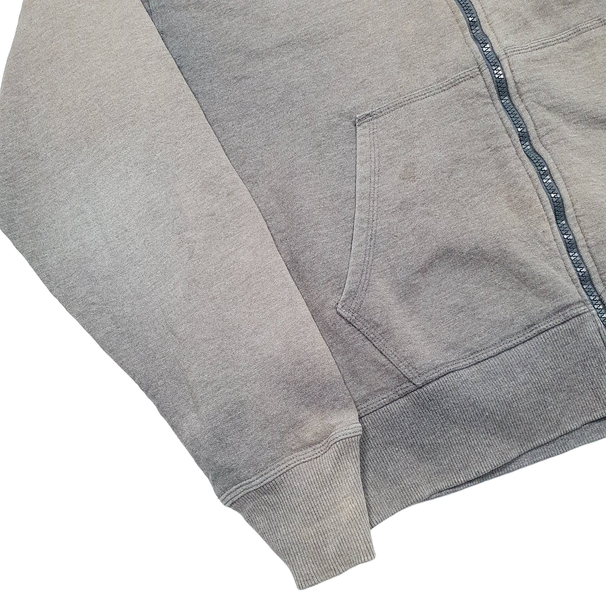 Mens Grey Champion  Full Zip Jumper