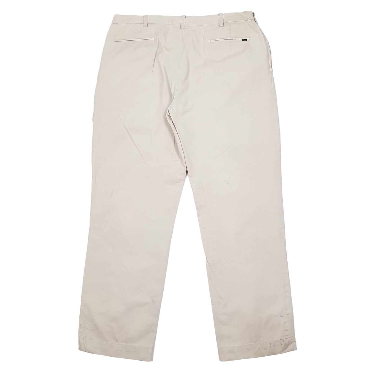 Mens Polo Ralph Lauren Cream Chino Trousers W38 L32 Cream