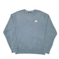 Mens Blue Nike  Crewneck Jumper