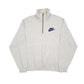 Mens Grey Nike  Quarter Zip Jumper
