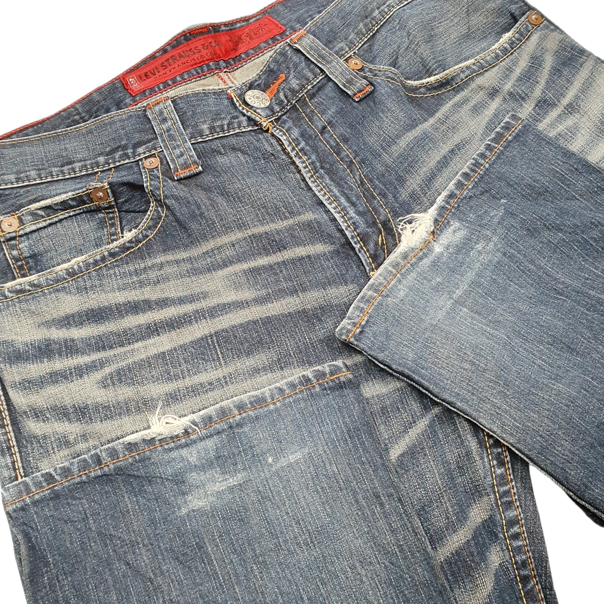 Mens Blue Levis  502 JeansW36 L32