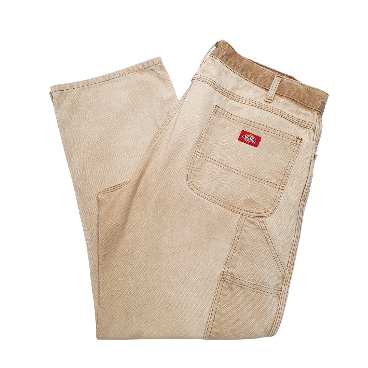 Mens Tan Dickies  Carpenter Trousers