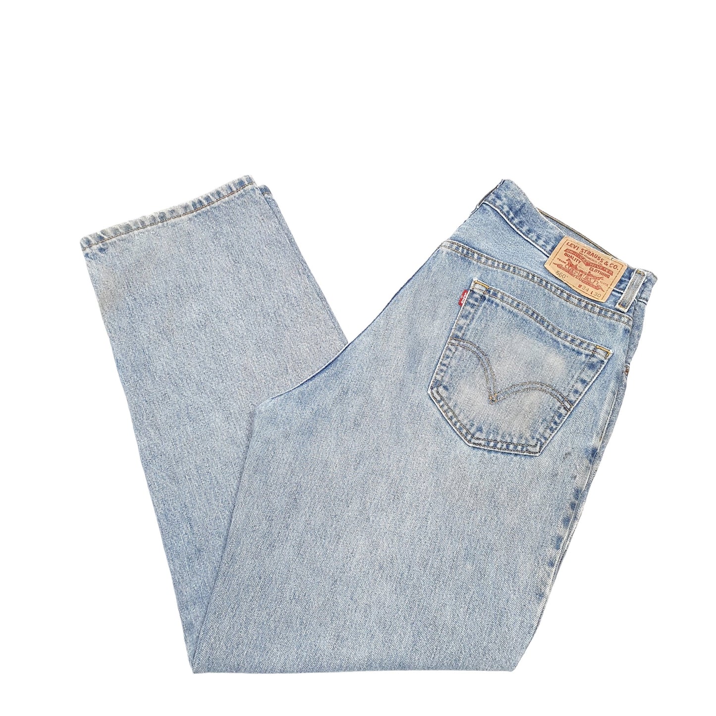 Mens Blue Levis Comfort 560 JeansW34 L30