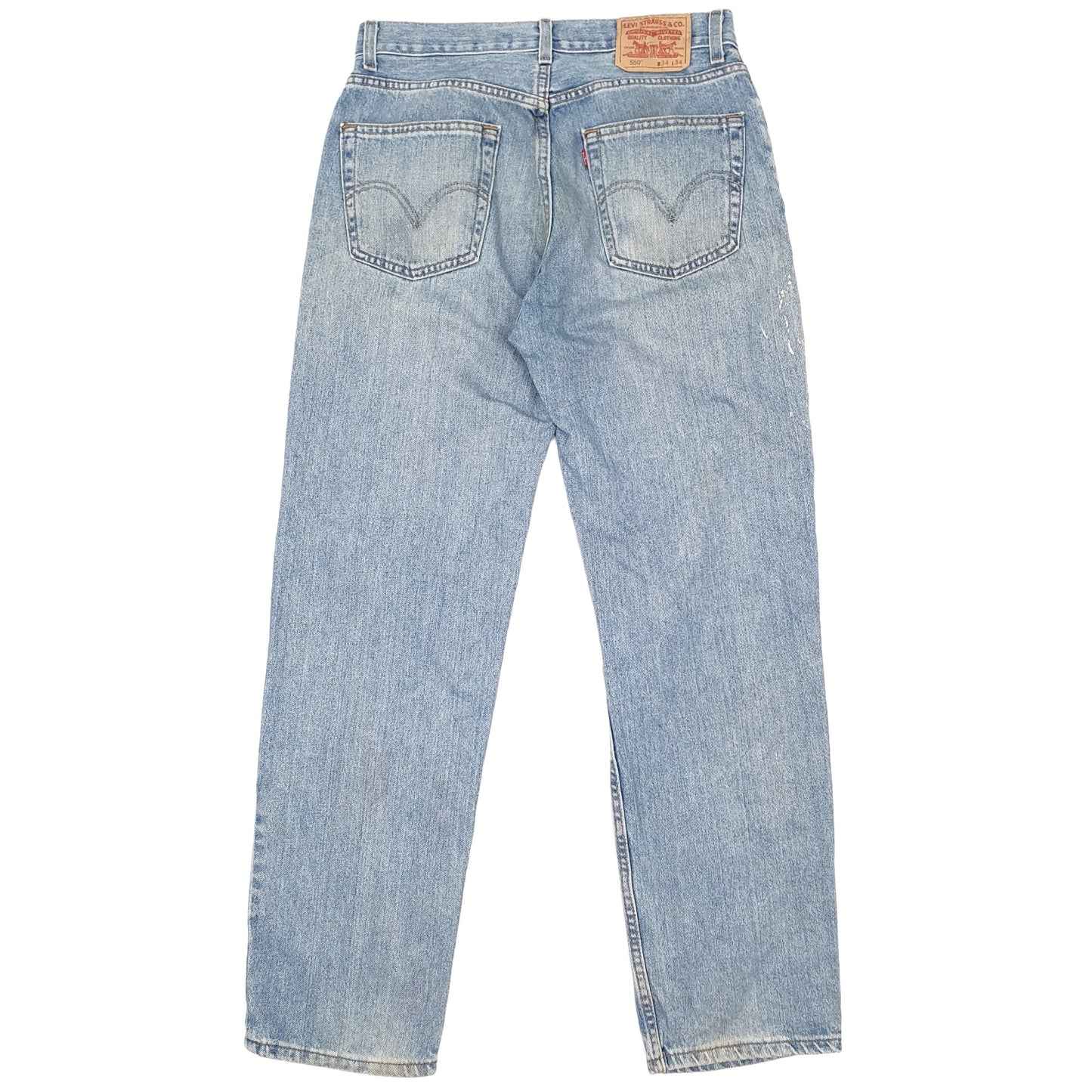 Levis 550 Relaxed Fit Jeans W34 L34 Blue