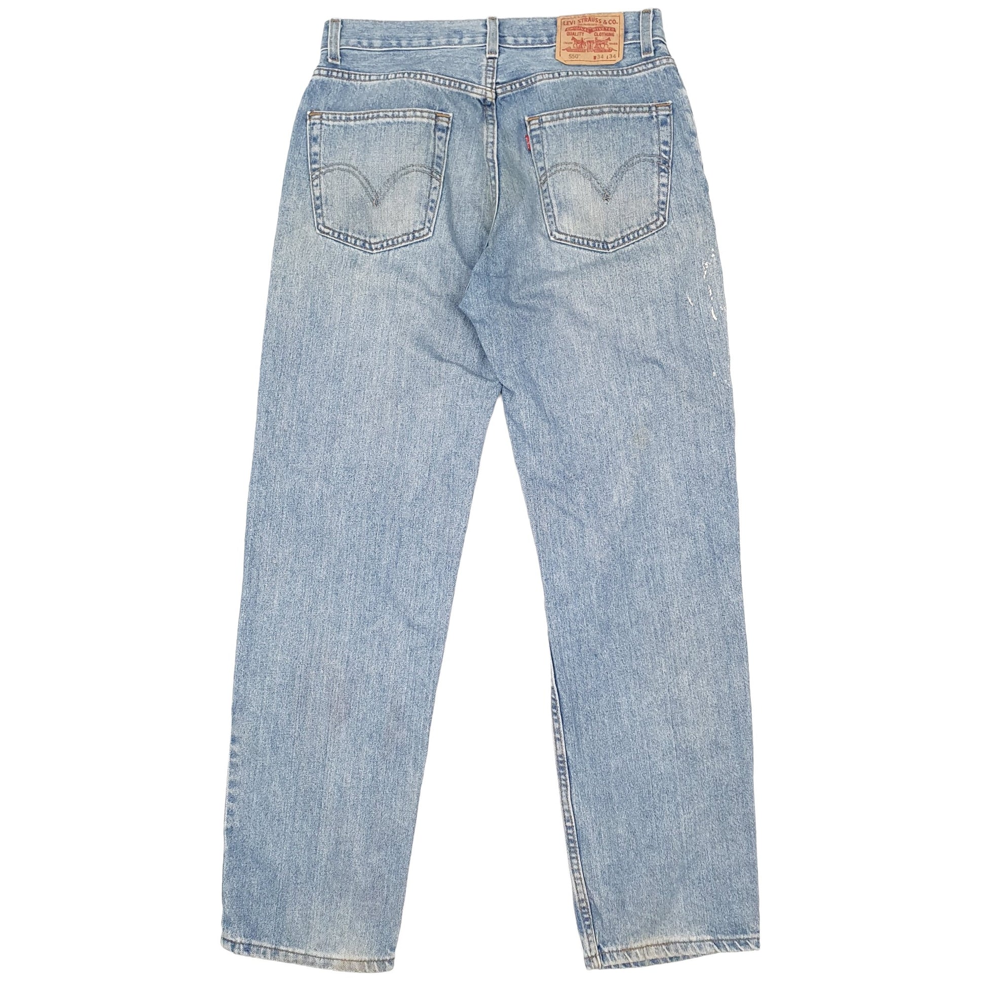 Levis 550 Relaxed Fit Jeans W34 L34 Blue