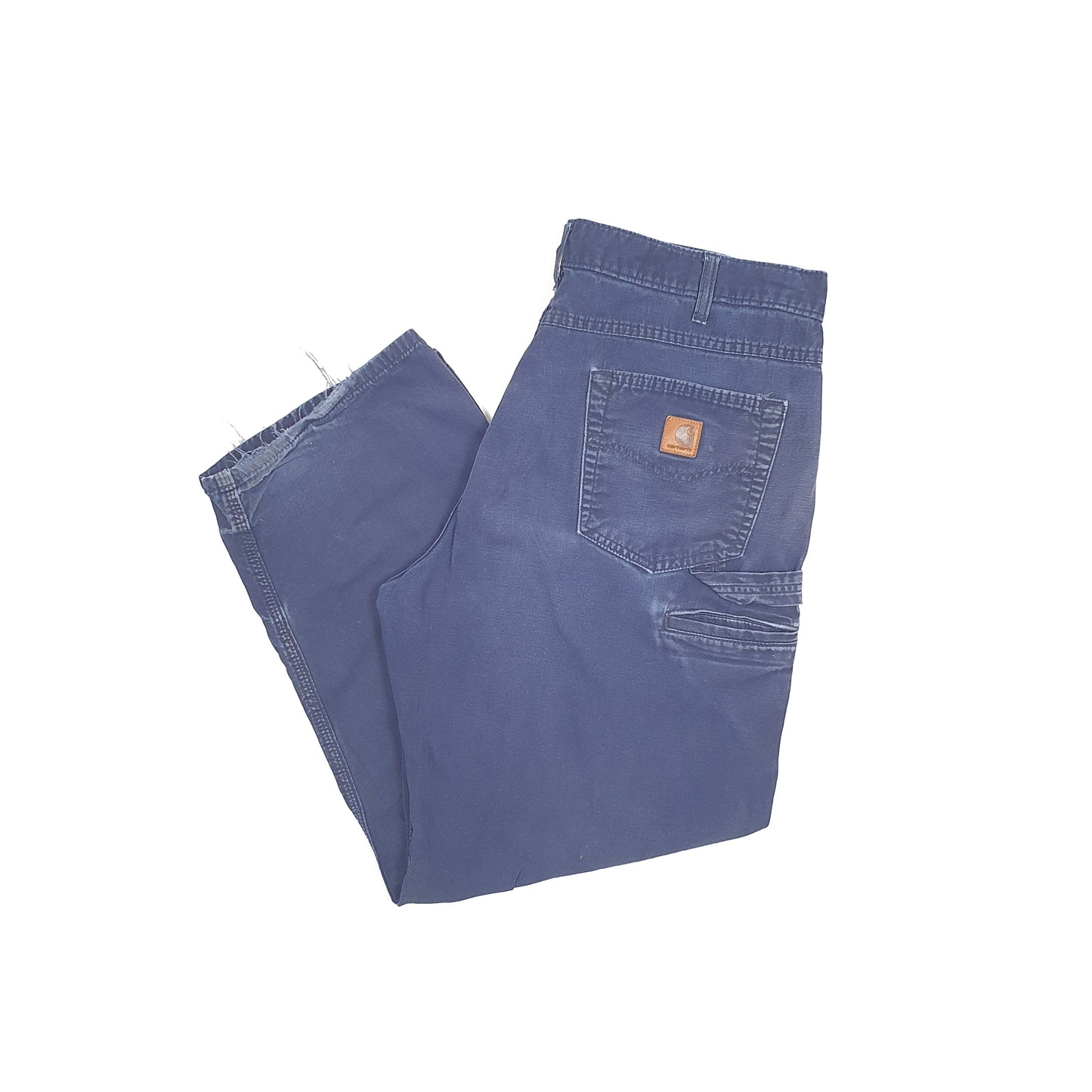 Mens Carhartt Navy Carpenter Trousers W40 L29 Navy