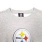 Mens Grey NFL Pittsburgh Steelers American Football Crewneck Jumper