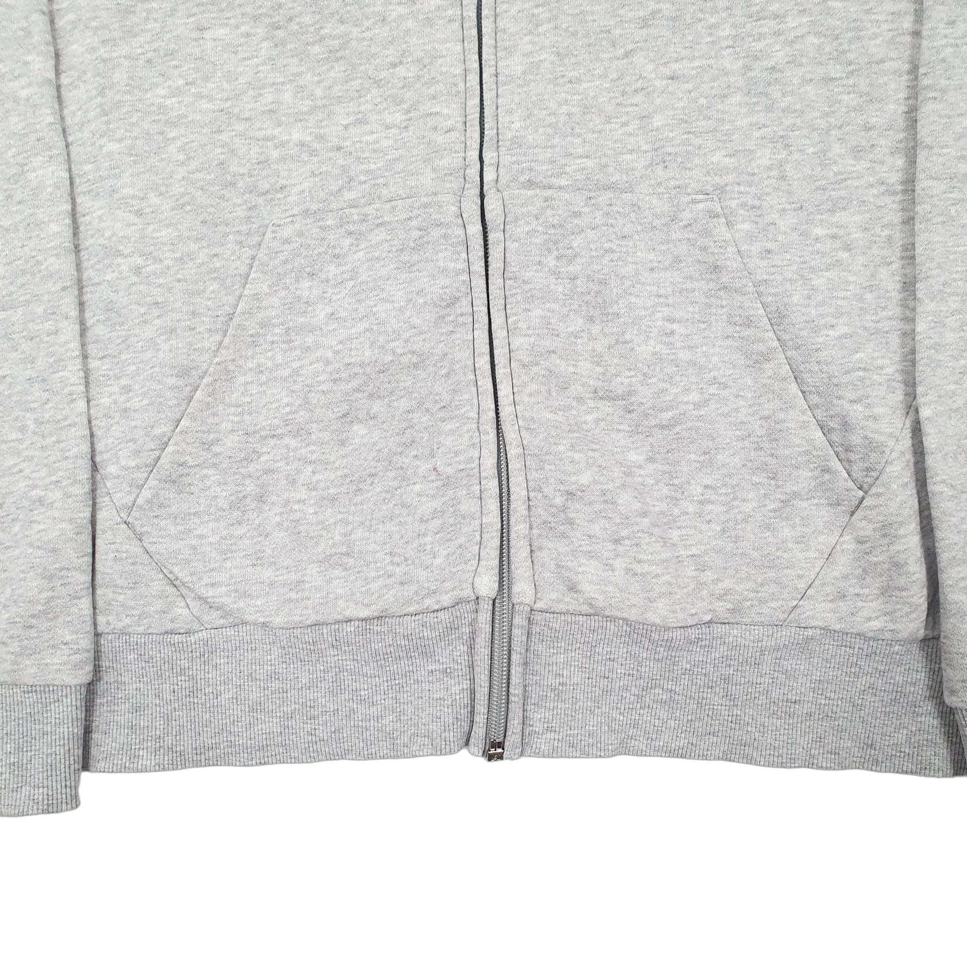 Womens Grey Puma Hoodie Full Zip Jumper