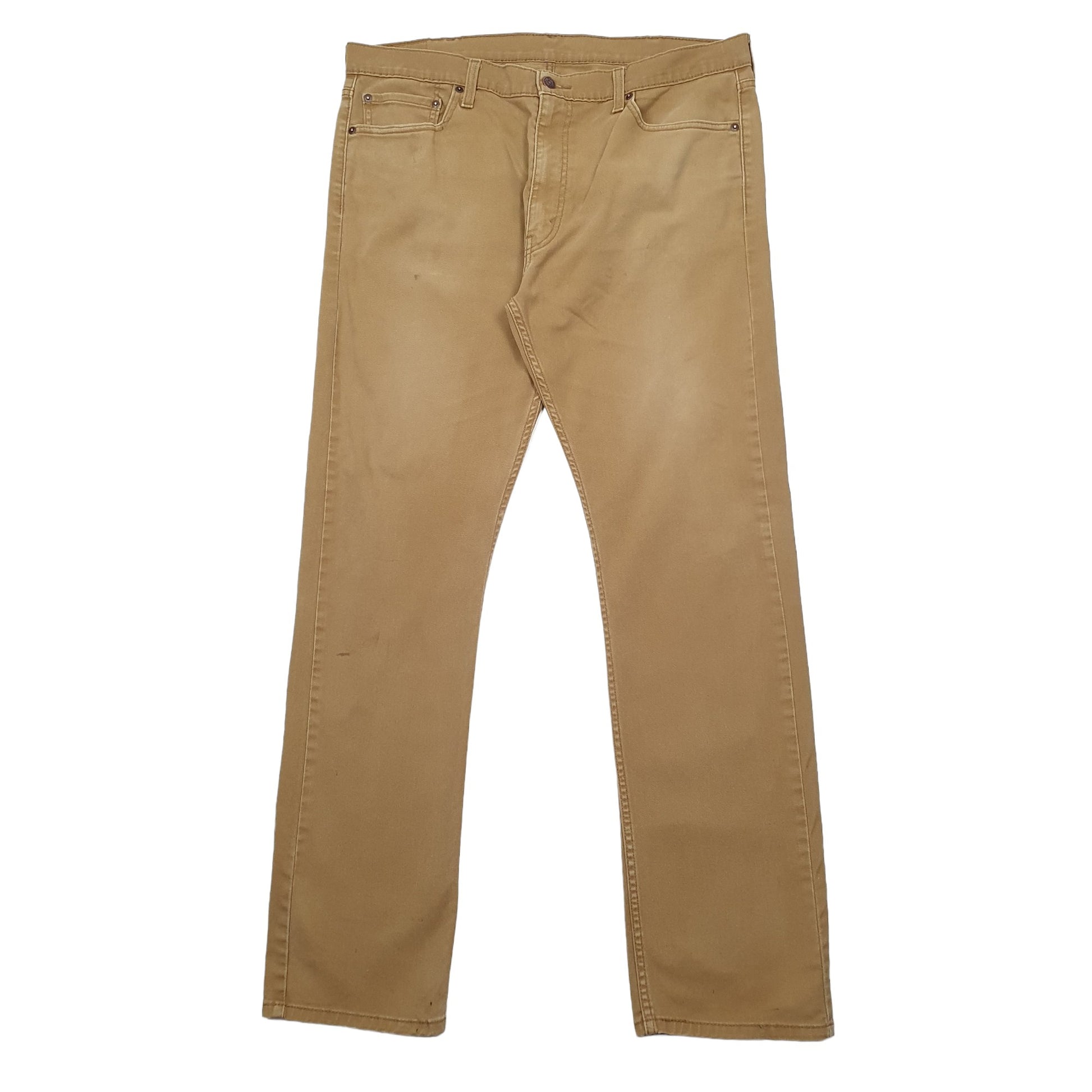 Levis 513 Slim Fit Jeans W38 L34 Brown