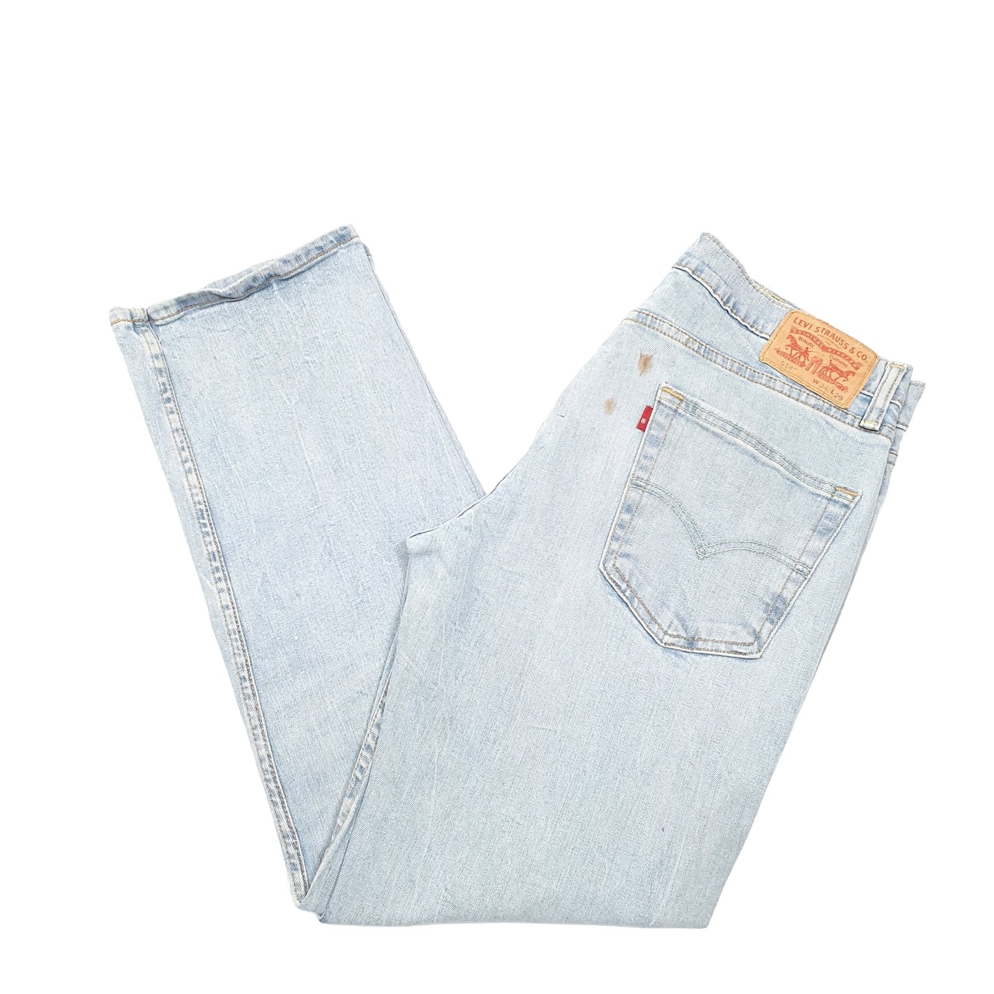 Mens Blue Levis Stretch 514 JeansW34 L29