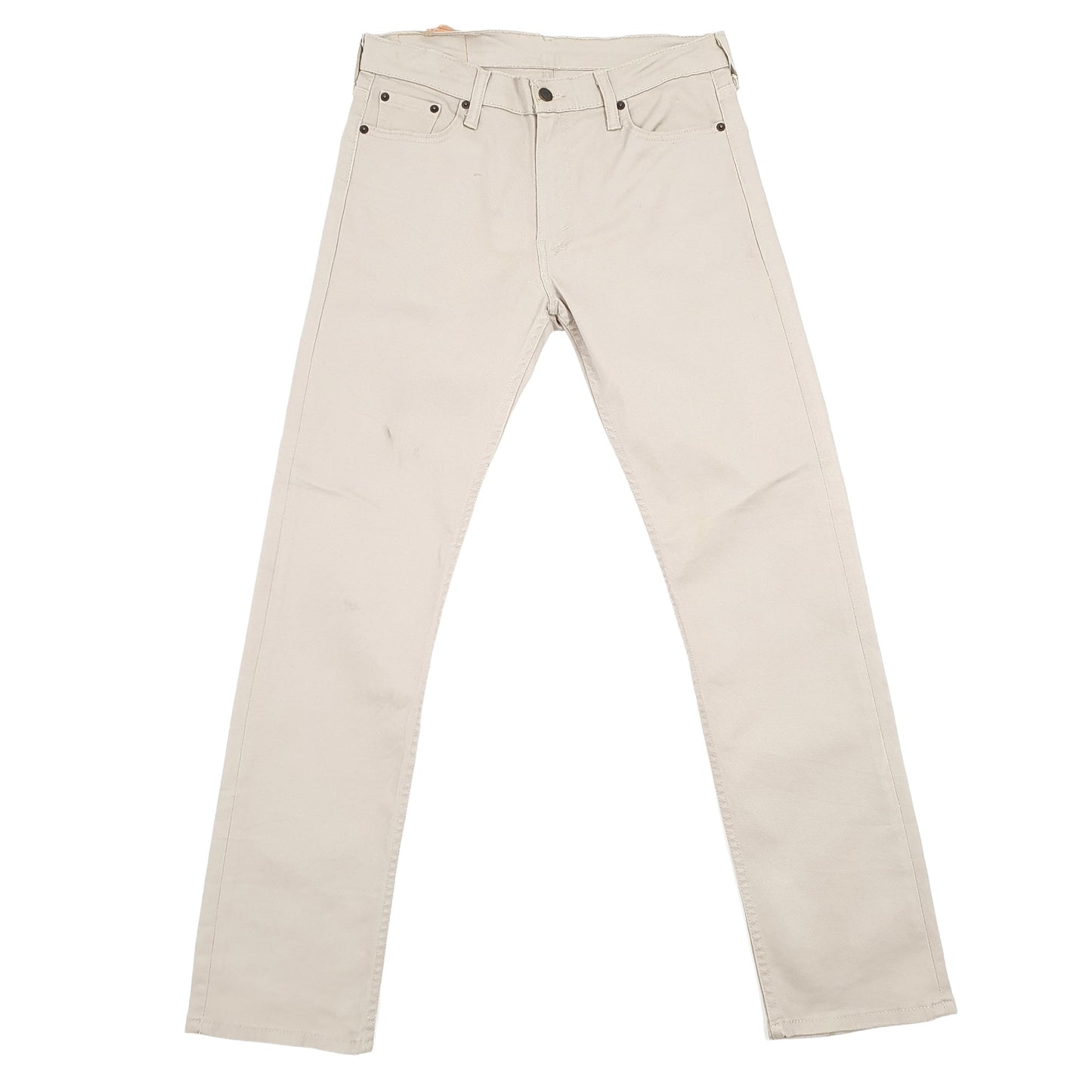 Levis 513 Slim Fit Jeans W32 L32 Beige