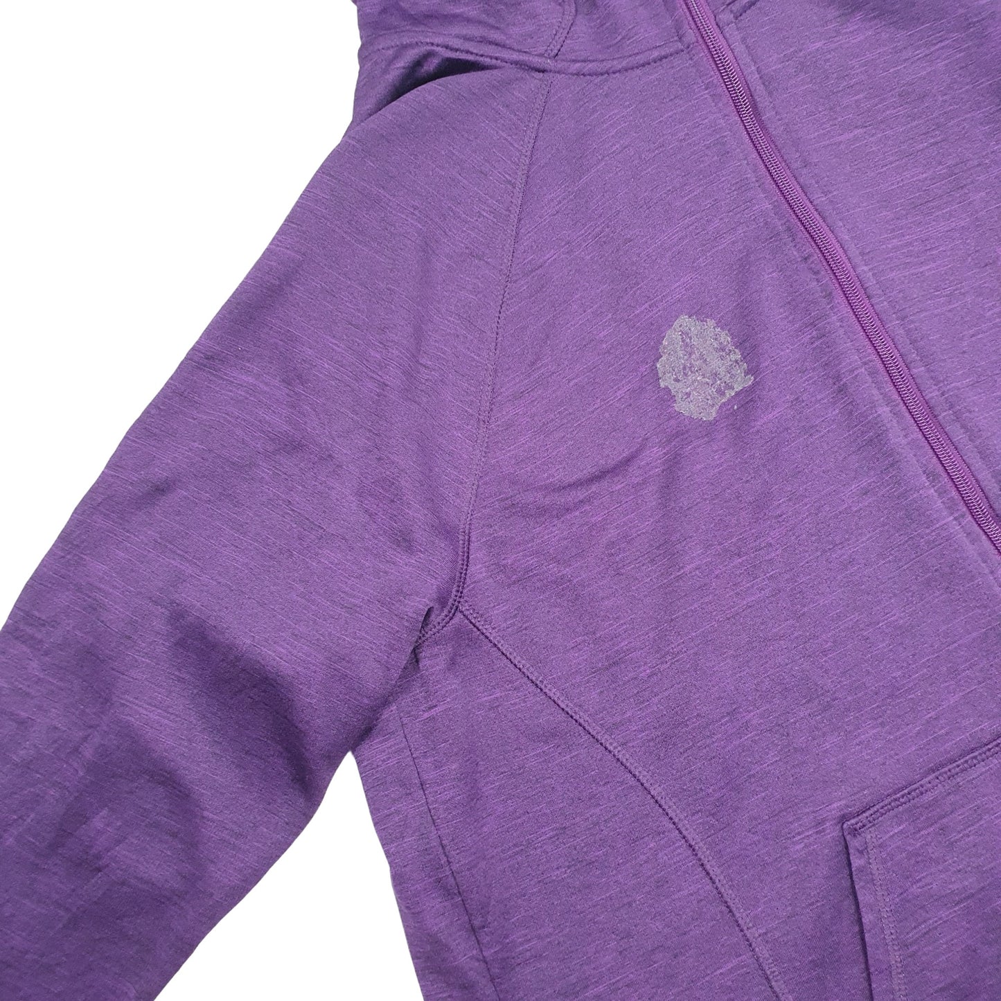 Womens Purple Champion Active Running Sports Full Zip Jumper
