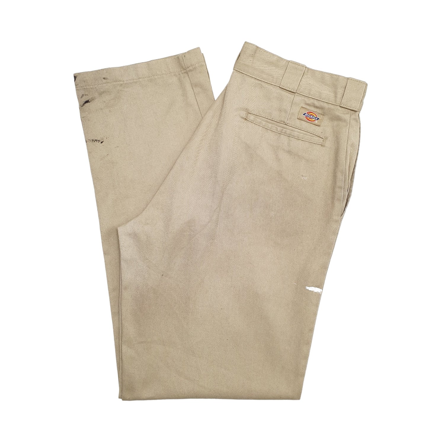Mens Beige Dickies  Chino Trousers