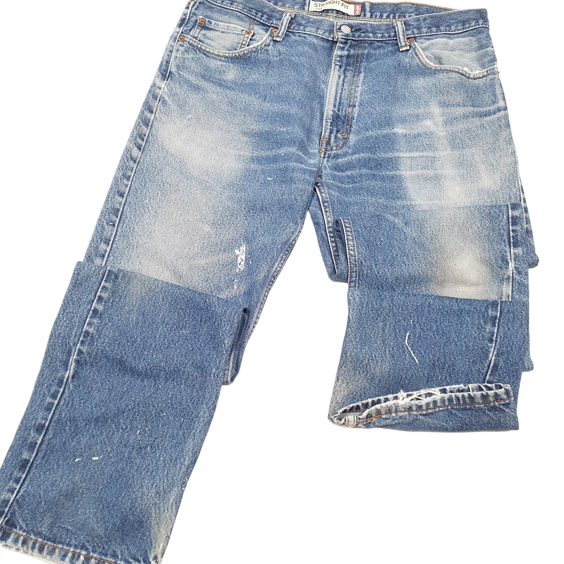 Mens Blue Levis  505 JeansW38 L34