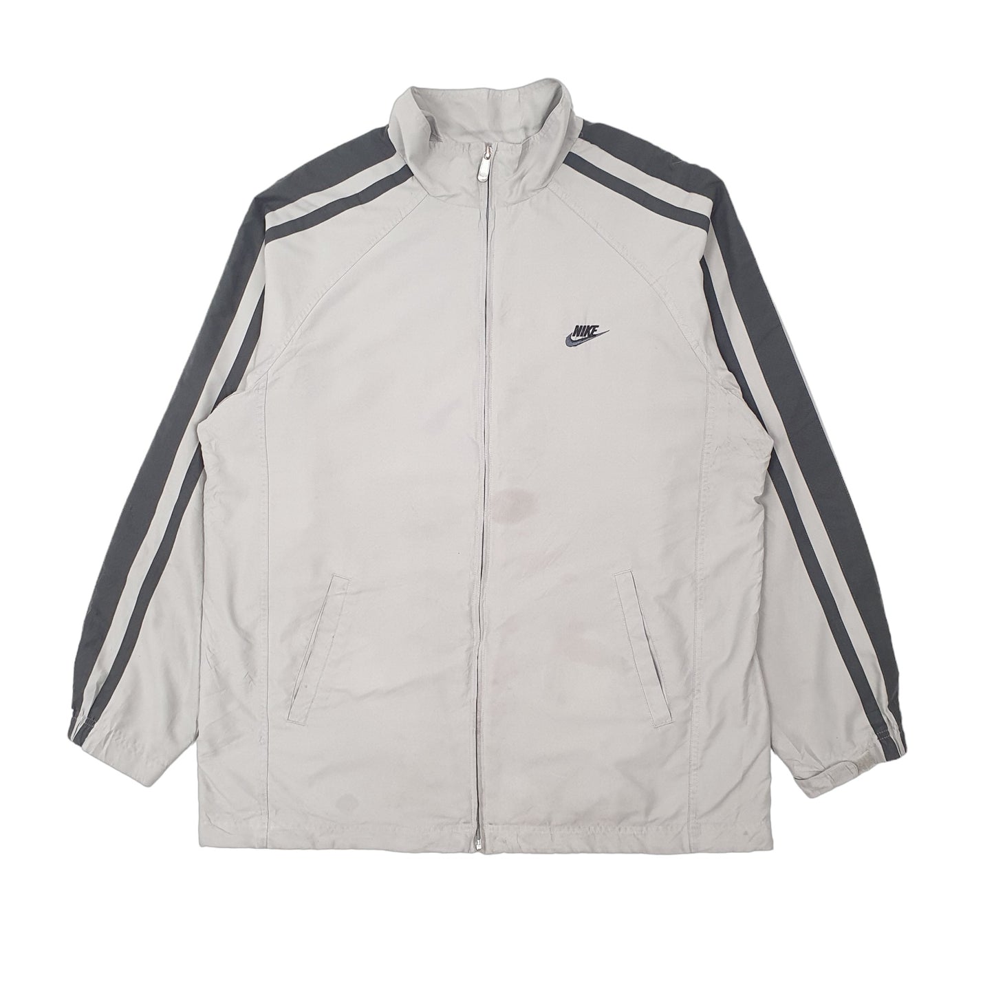 Mens Grey Nike Vintage 2000s Windrunner  Coat