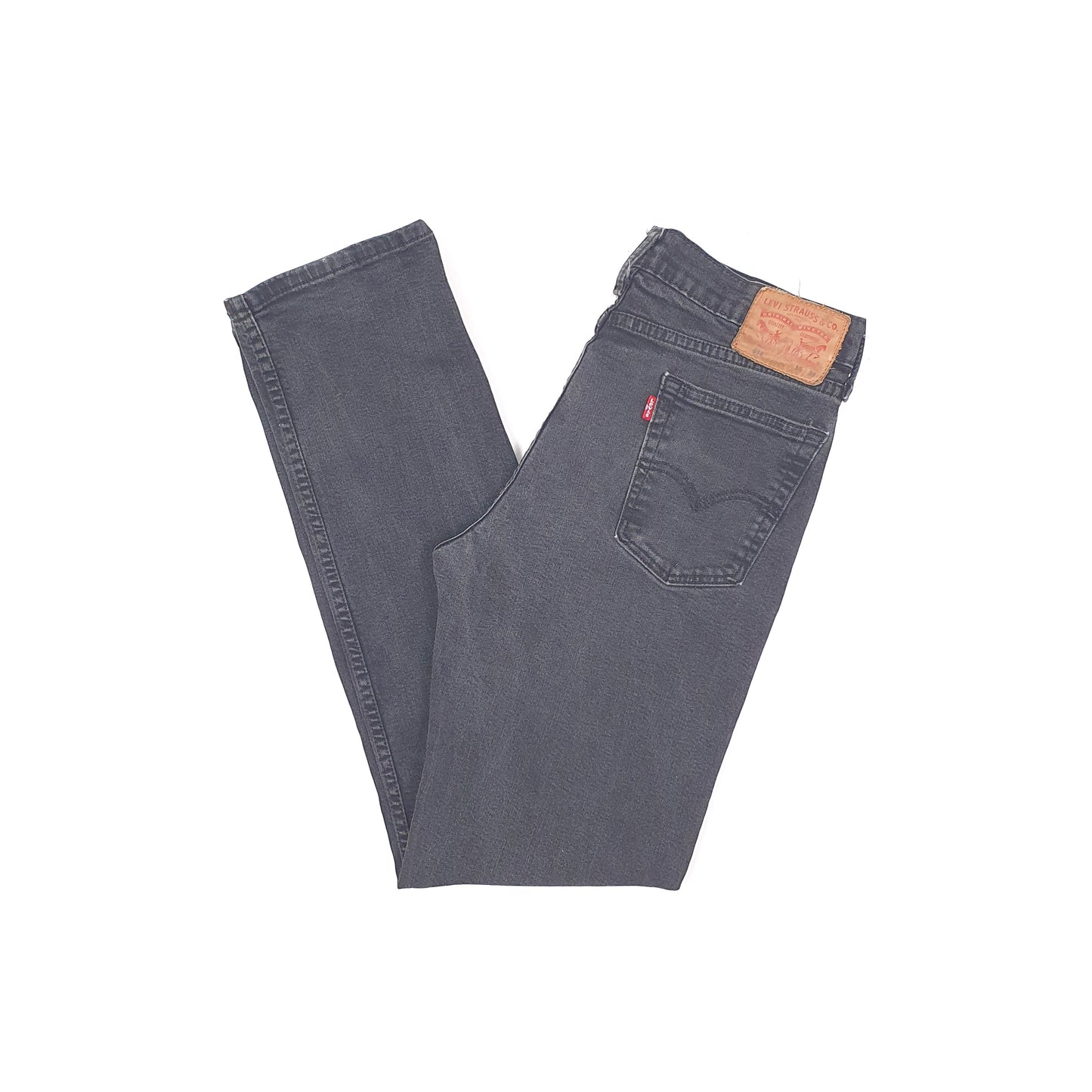 Levis 514 Straight Fit Jeans W32 L34 Grey