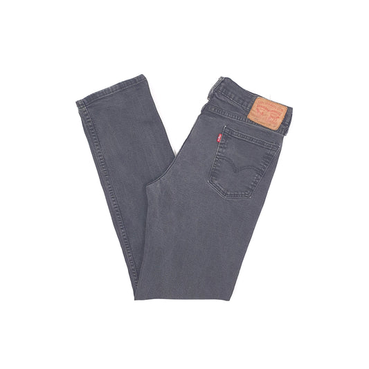 Levis 514 Straight Fit Jeans W32 L34 Grey