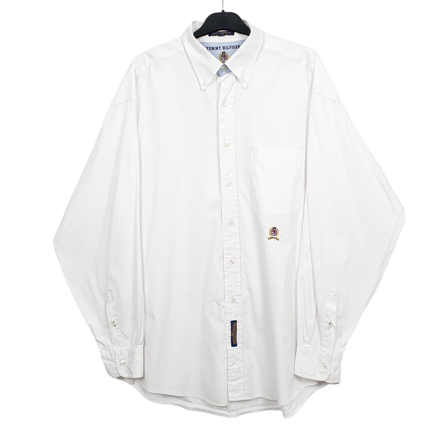 Mens White Tommy Hilfiger  Long Sleeve Shirt