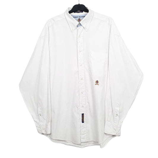 Mens White Tommy Hilfiger  Long Sleeve Shirt