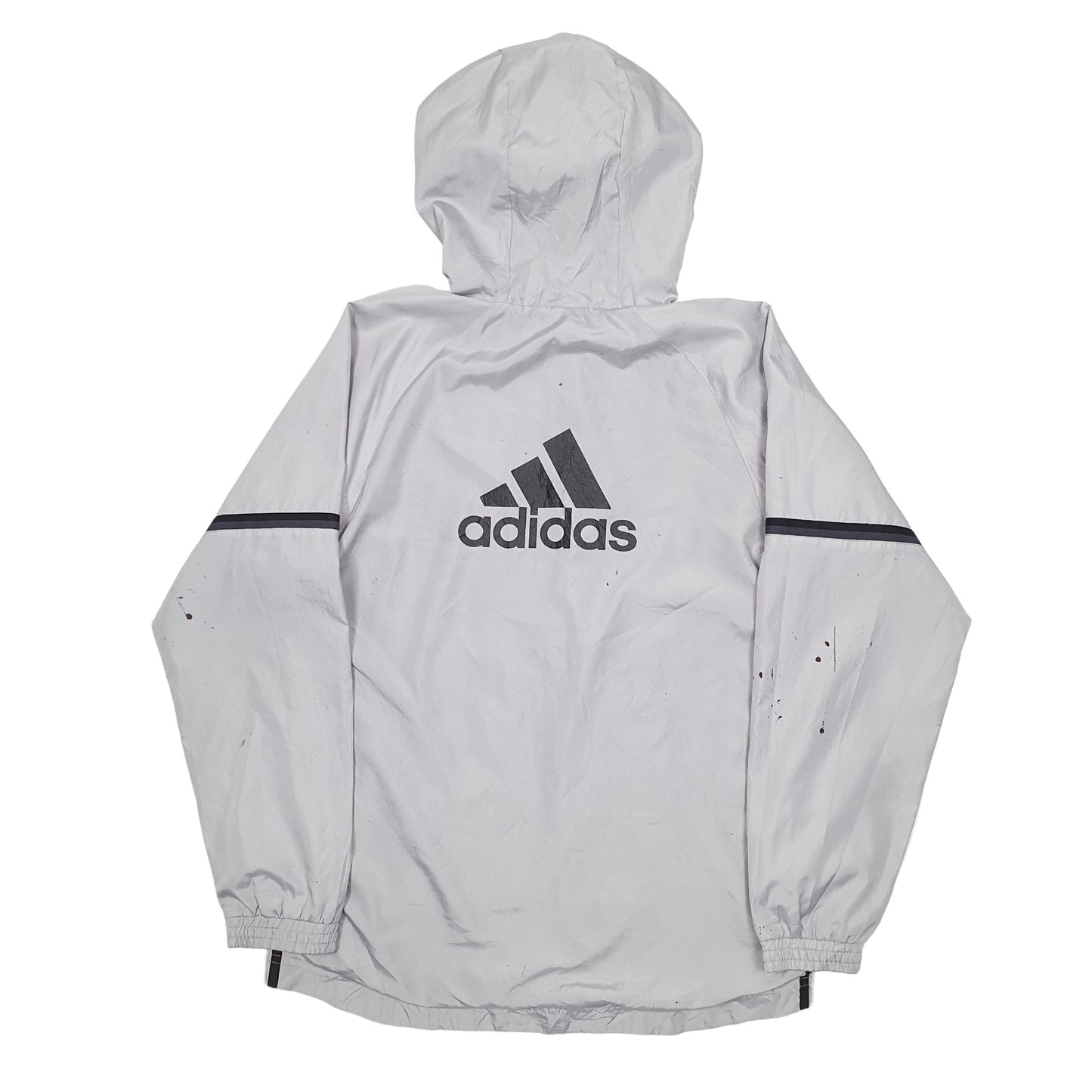 Mens Grey Adidas Seattle Sounders FC Football Hoodie Coat