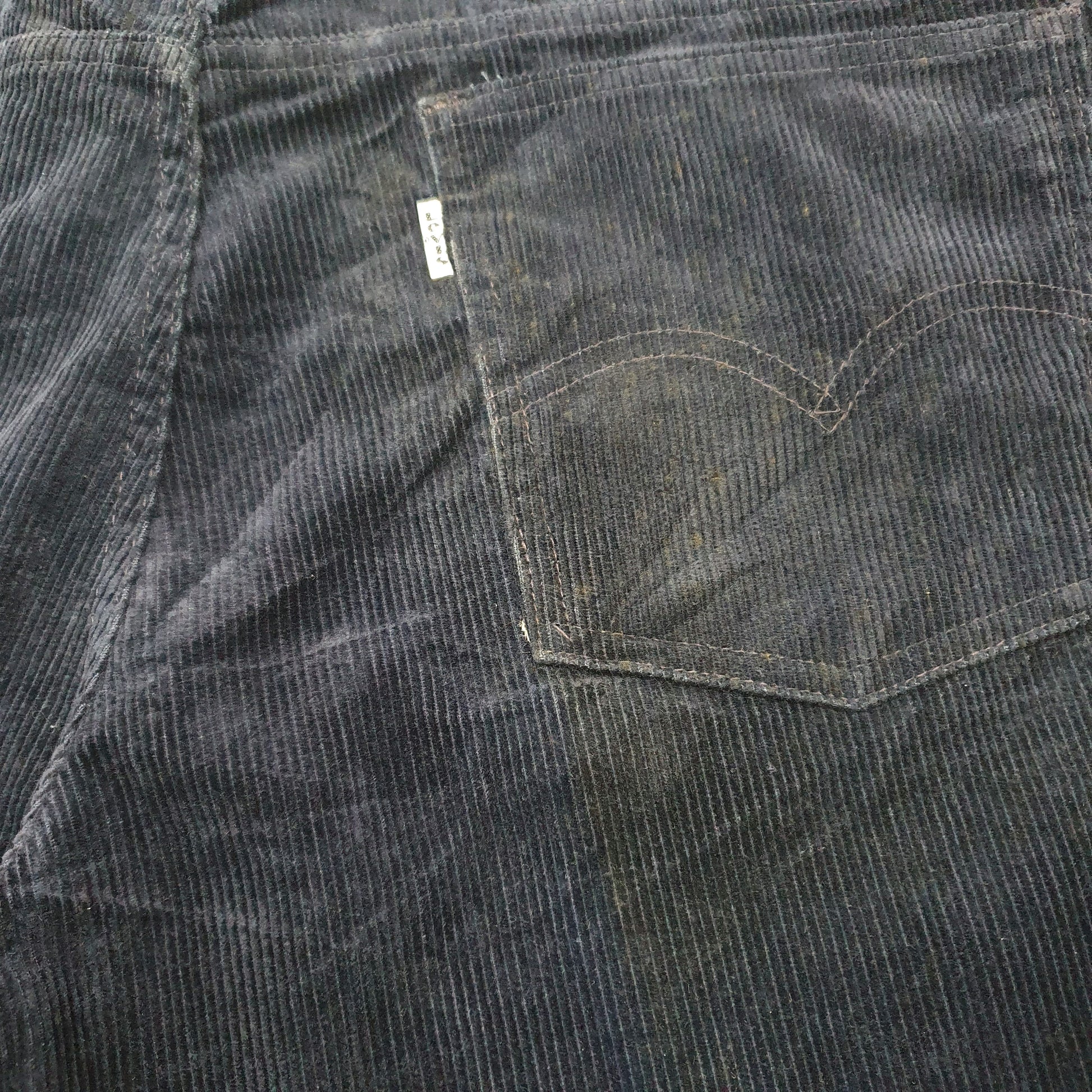 Mens Navy Levis 643 Corduroy Trousers