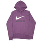 Womens Purple Nike Tagg Hoodie Jumper