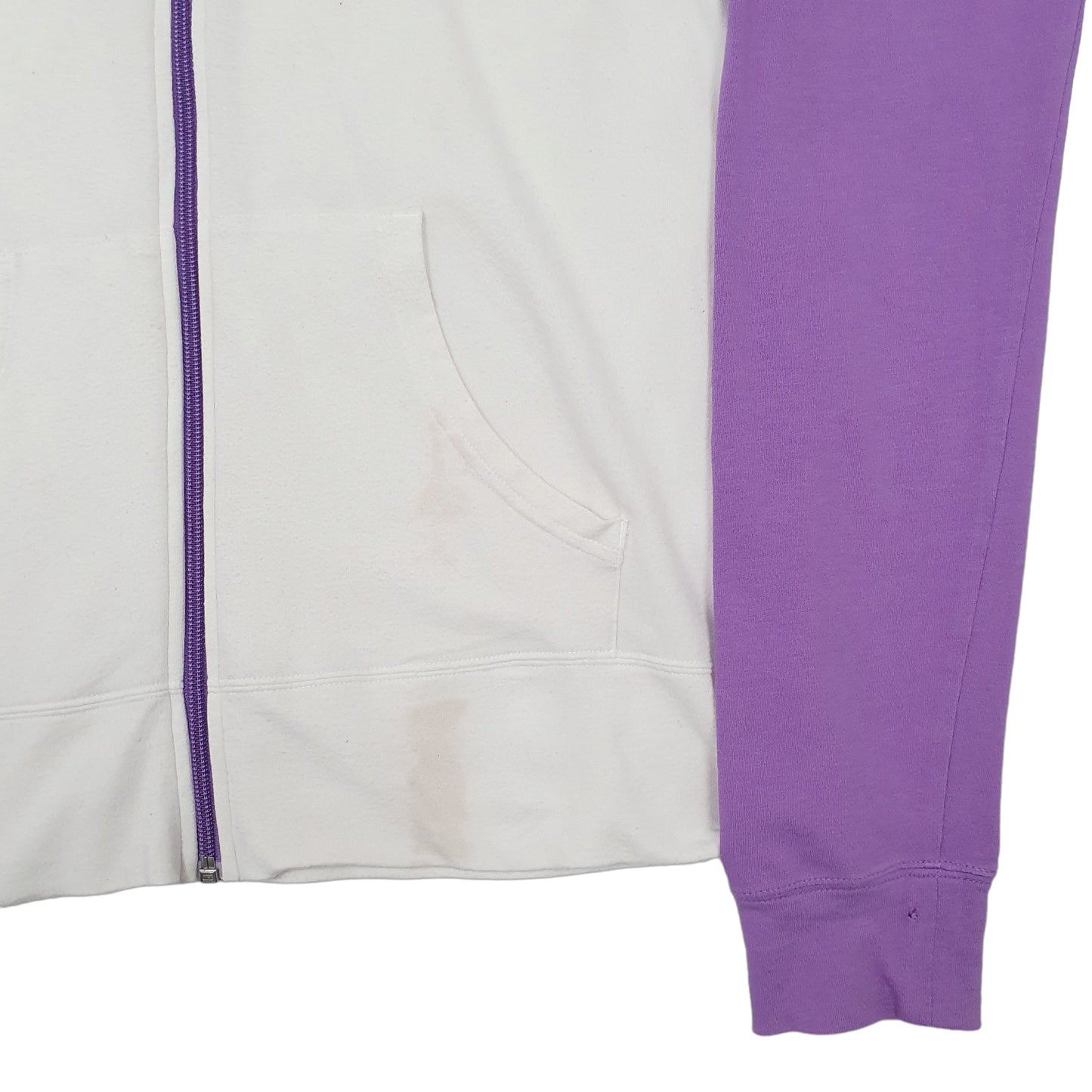 Womens White Nike Hoodie Full Zip Jumper