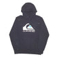 Mens Black Quiksilver  Hoodie Jumper