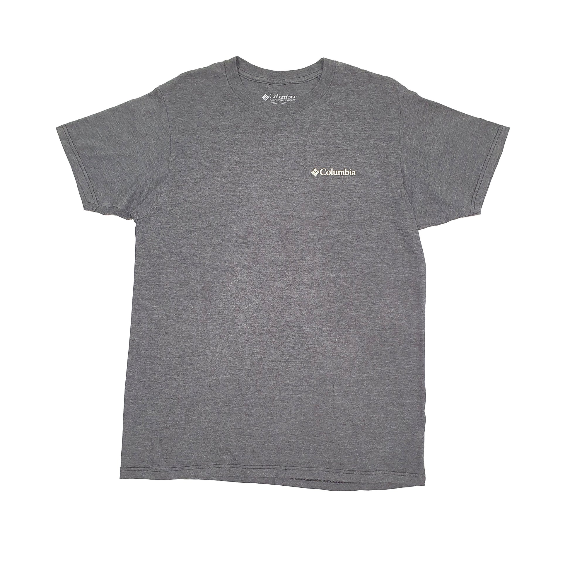 Mens Grey Columbia Sportswear  Short Sleeve T Shirt