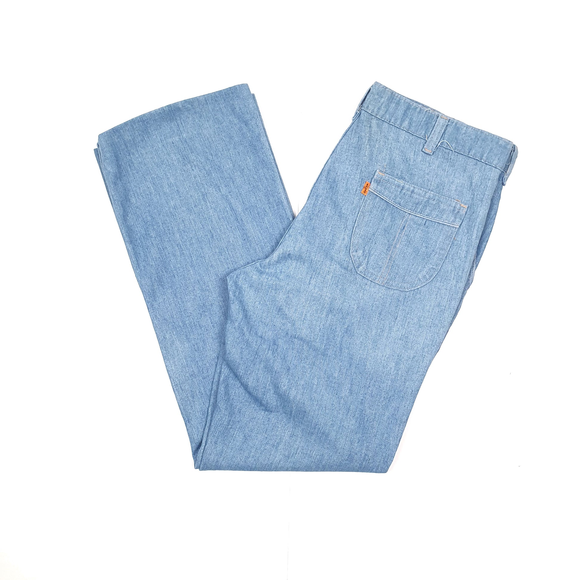 Mens Levis Orange Tab Straight Leg Blue Chino Trousers W32 L30 Blue