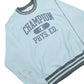Mens Blue Champion  Crewneck Jumper