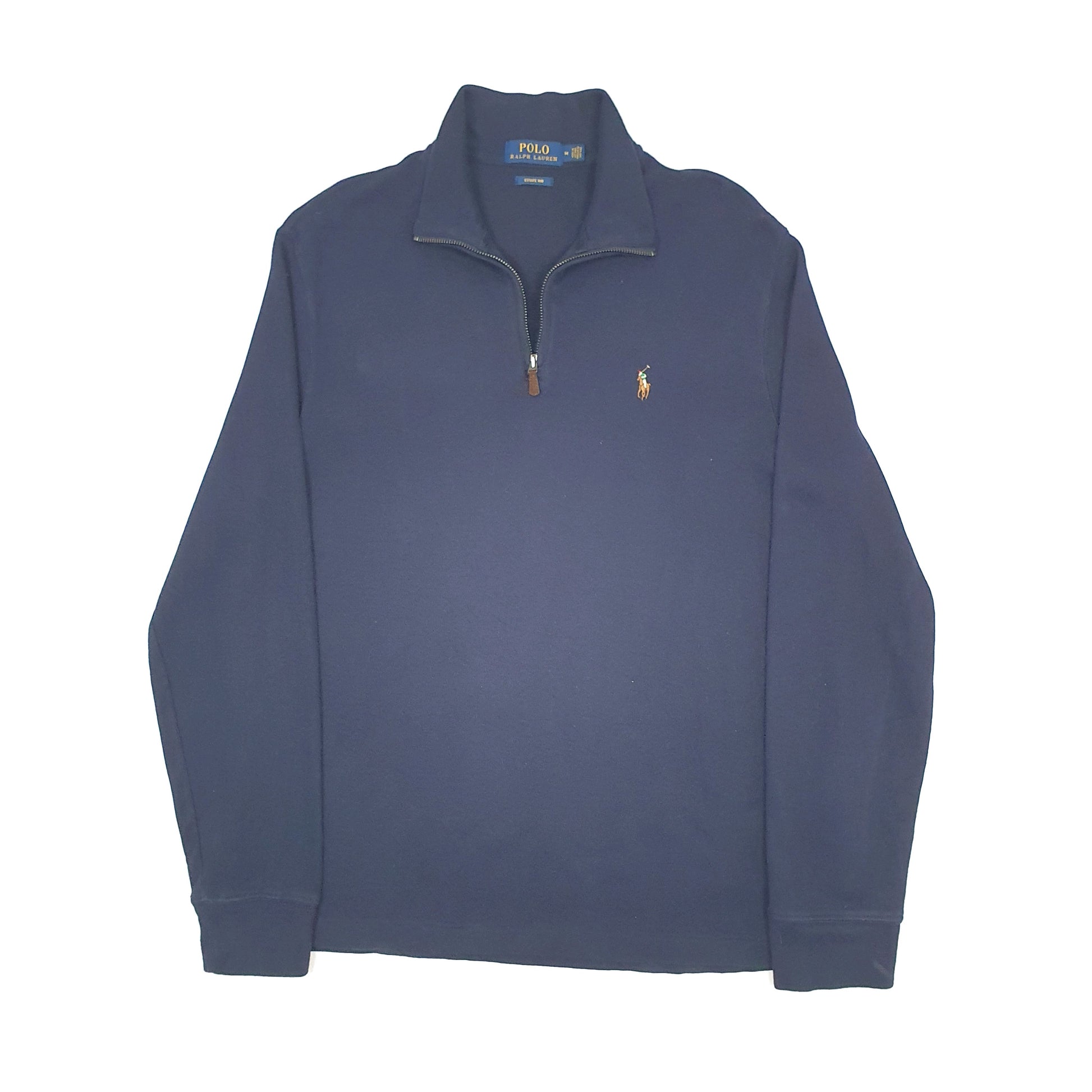 Polo Ralph Lauren Estate Rib Quarter Zip M Navy