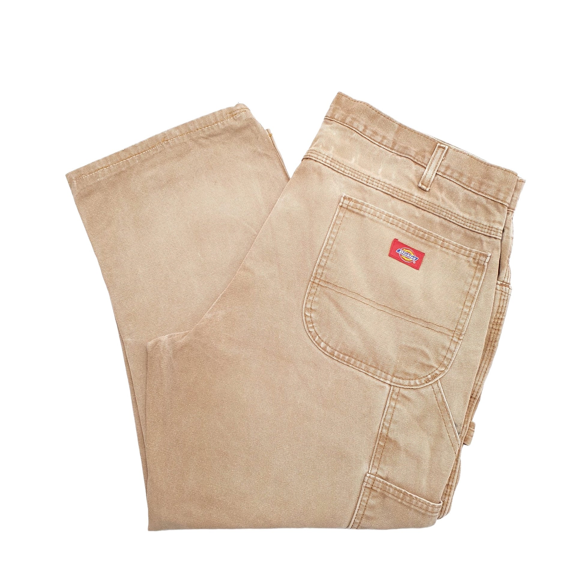 Mens Brown Dickies  Carpenter Trousers