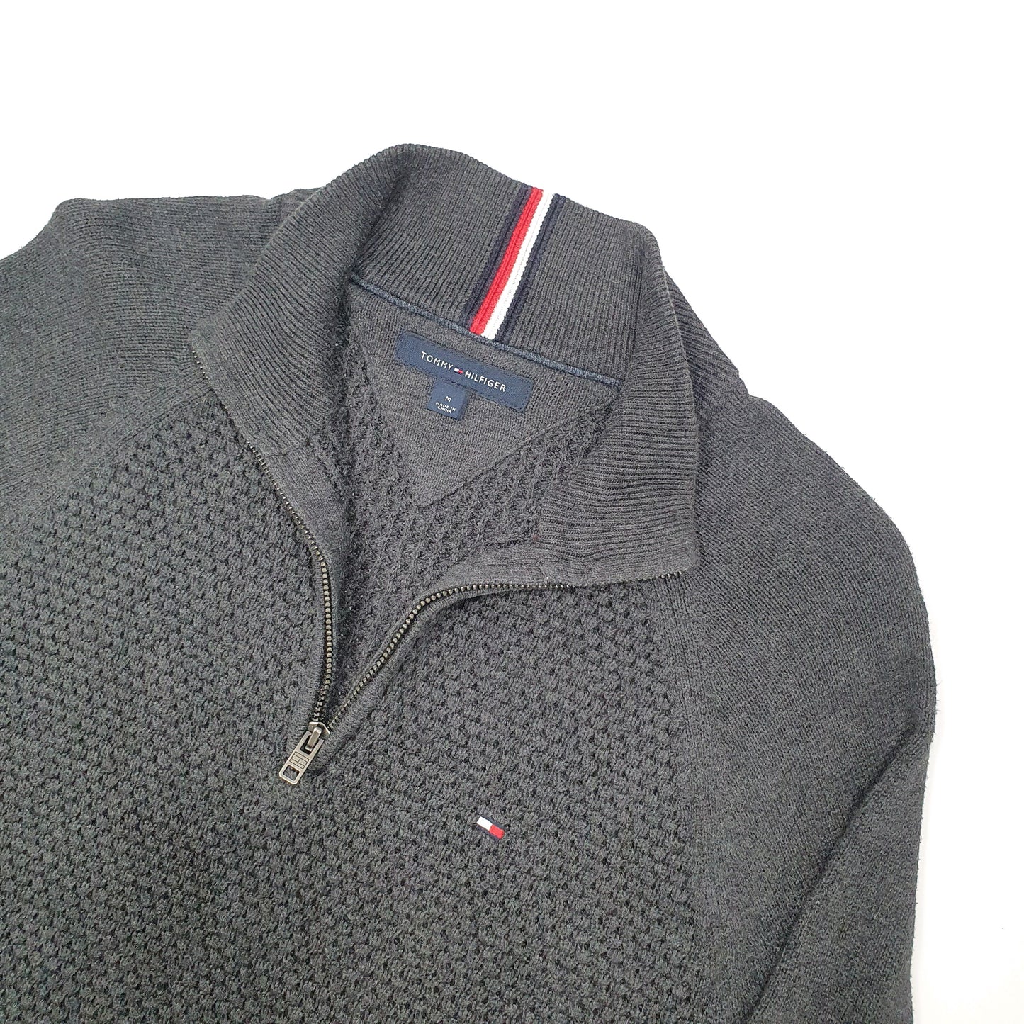 Tommy Hilfiger Quarter Zip M Grey