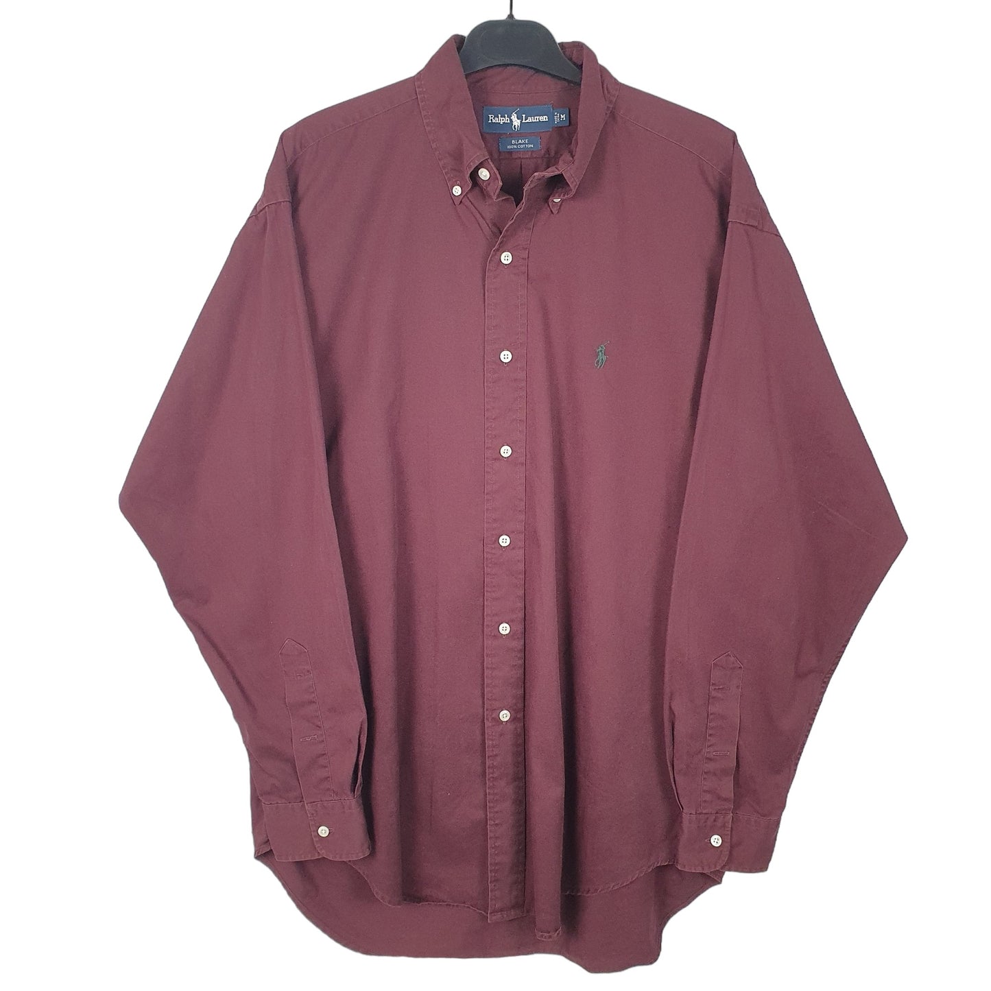 Mens Burgundy Ralph Lauren  Long Sleeve Shirt