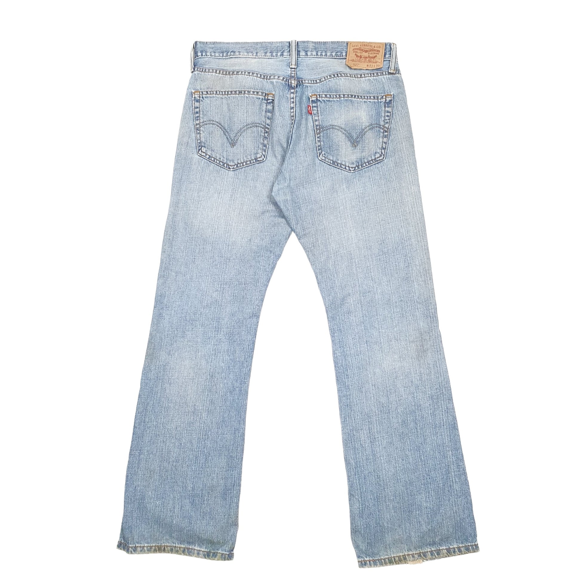 Levis 527 Bootcut Fit Jeans W34 L30 Blue