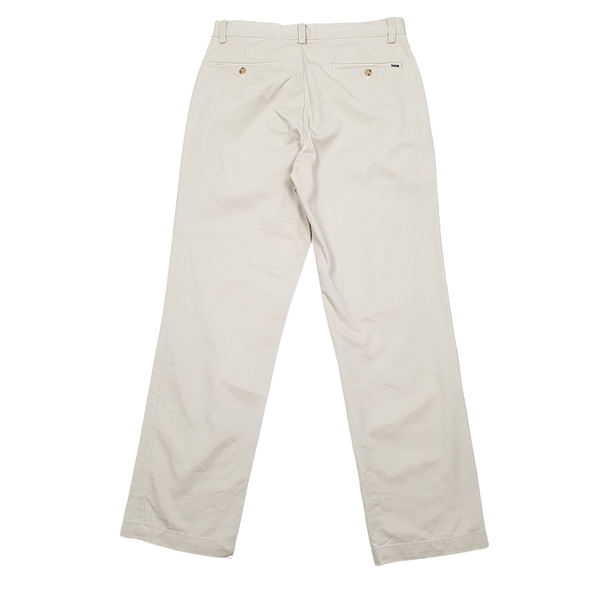 Mens Polo Ralph Lauren Cream Chino Trousers W30 L30 Cream