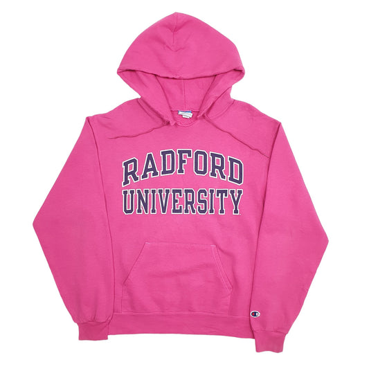Mens Pink Champion Hoodie Jumper