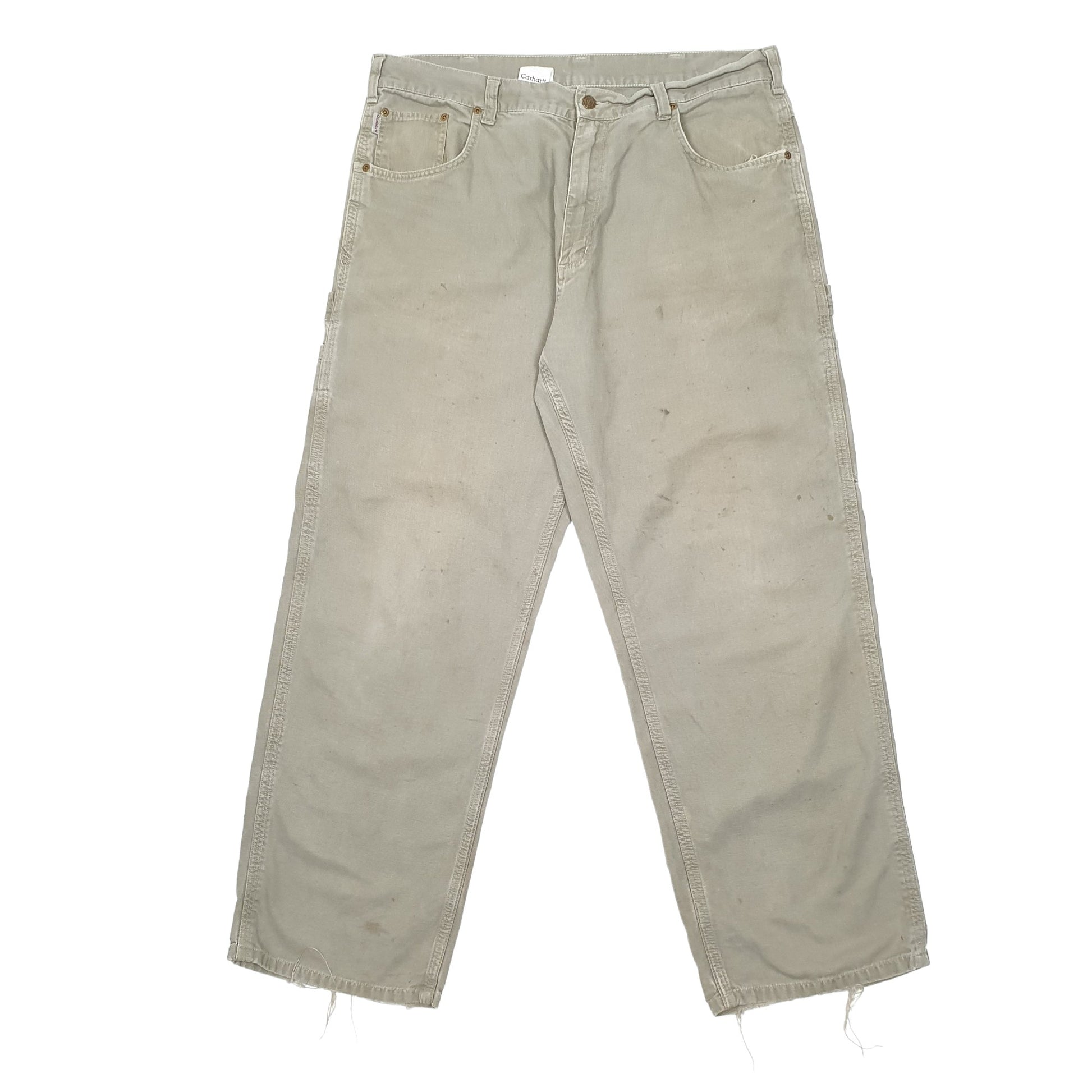 Mens Green Carhartt  Carpenter Trousers