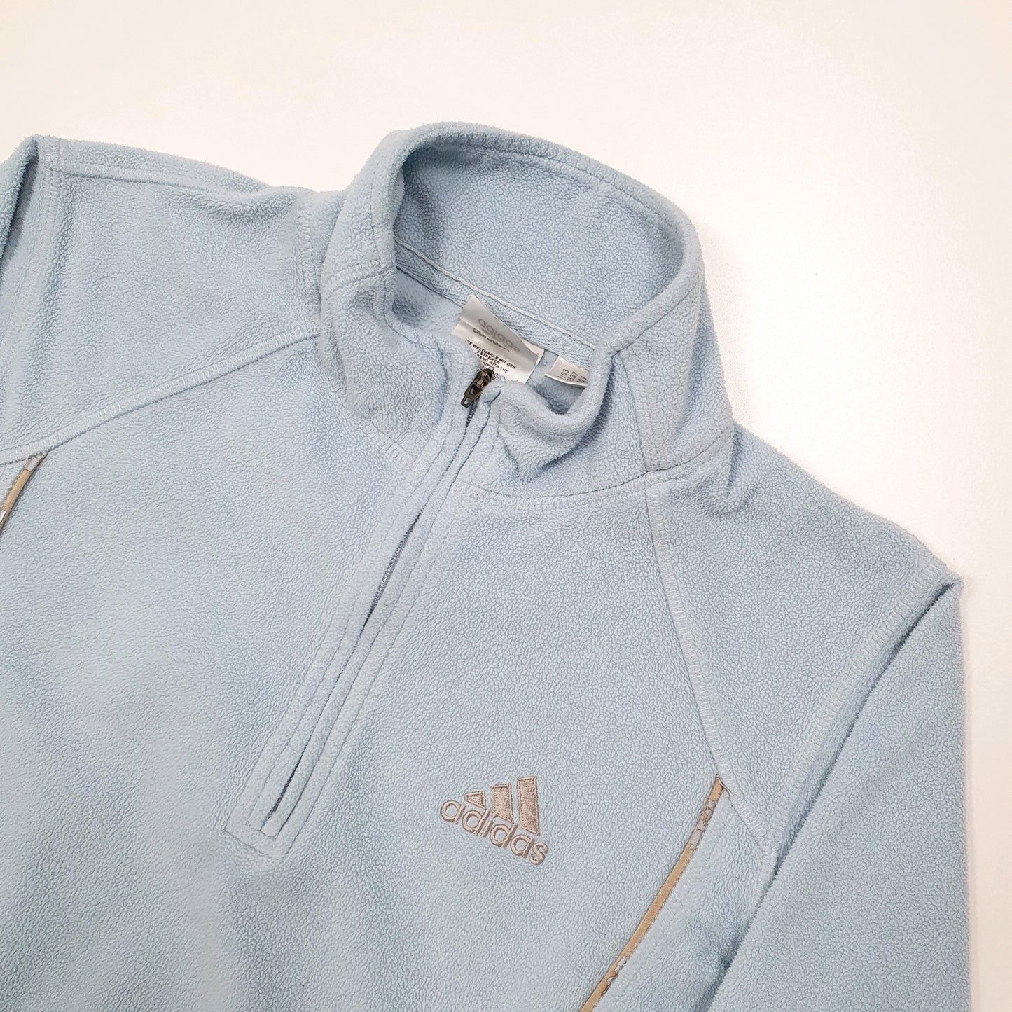 Adidas Quarter Zip Fleece 10 Blue