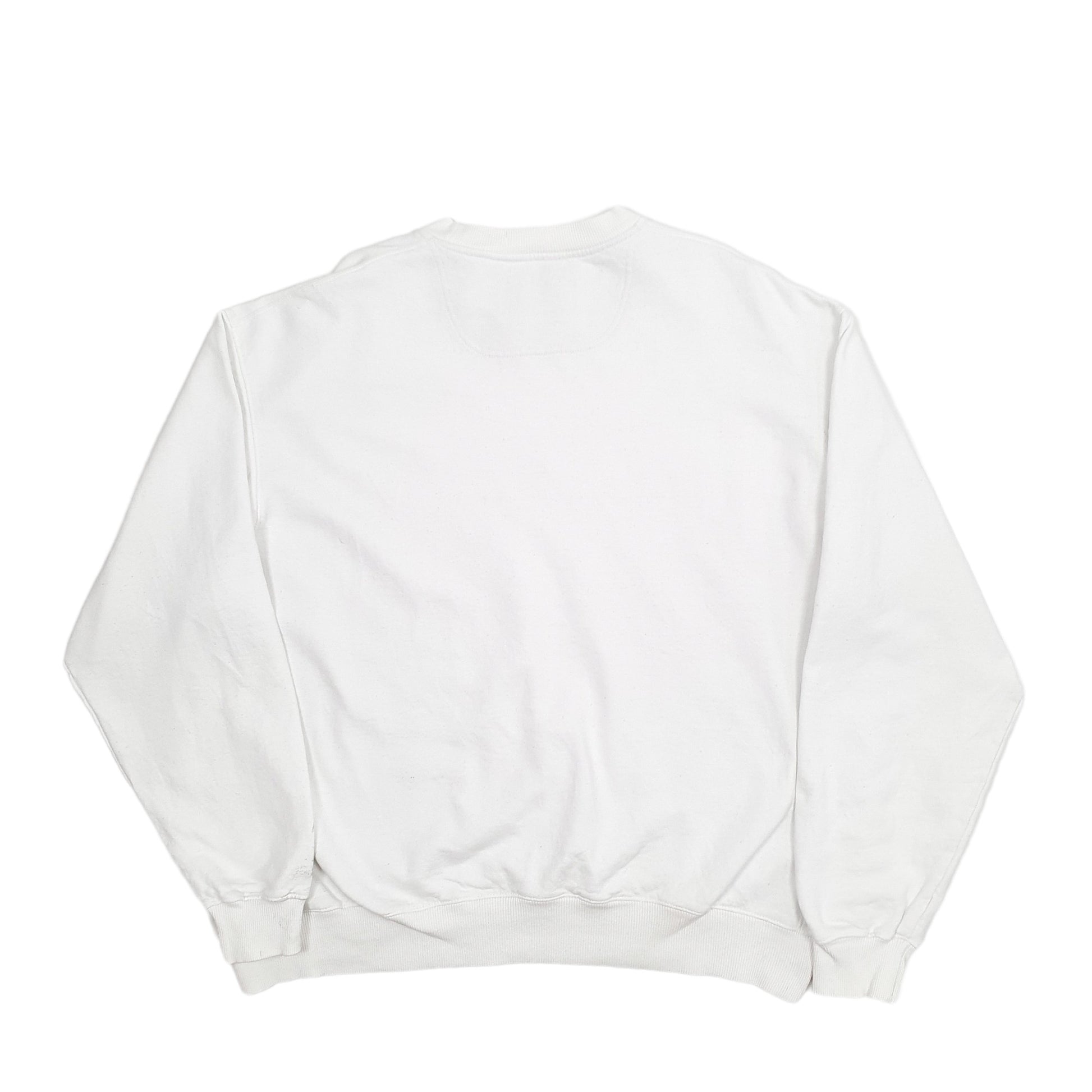 Mens White Champion  Crewneck Jumper