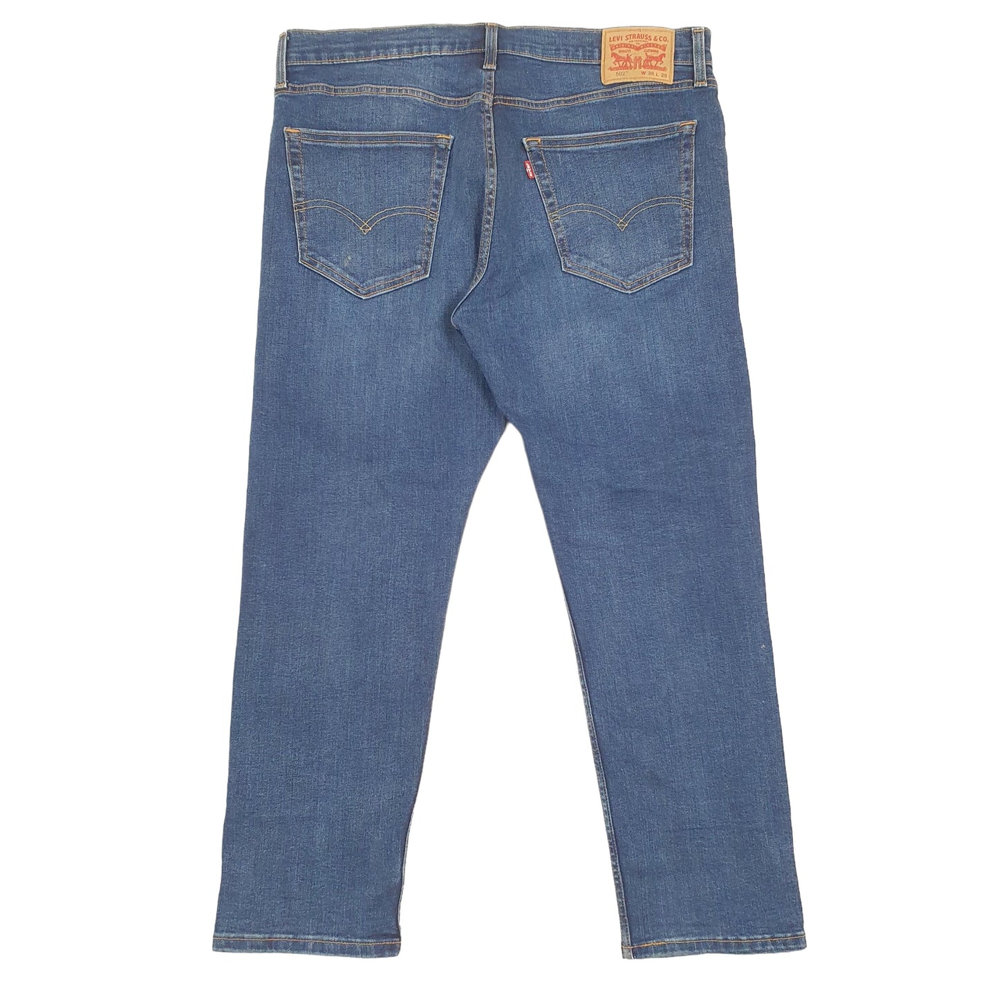 Levis 502 Regular Fit Tapered Jeans W36 L28 Blue
