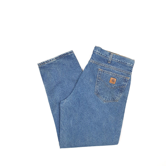 Carhartt Casual Regular Fit Lined Jeans W38 L30 Blue