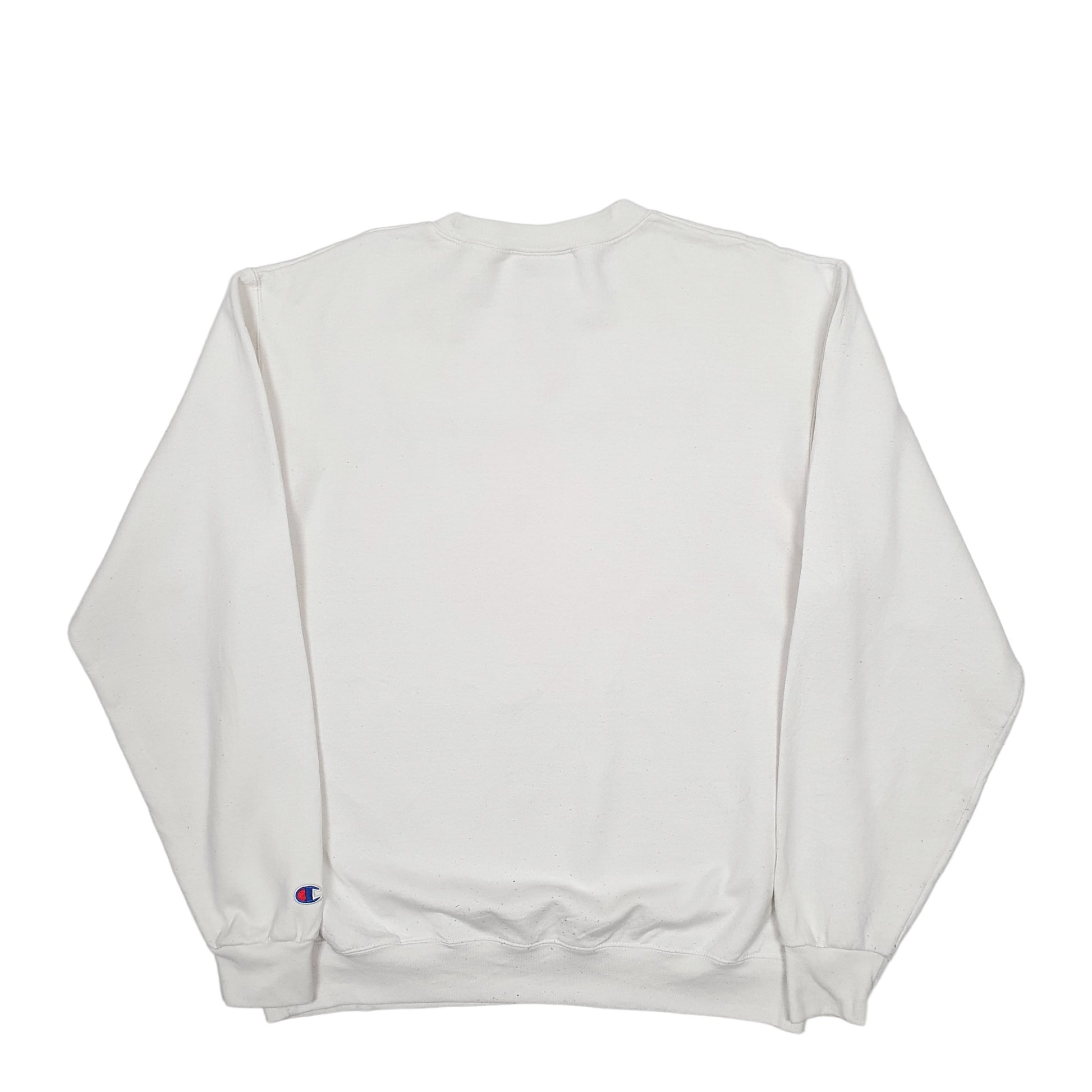 Mens White Champion Santa Cruz Crewneck Jumper