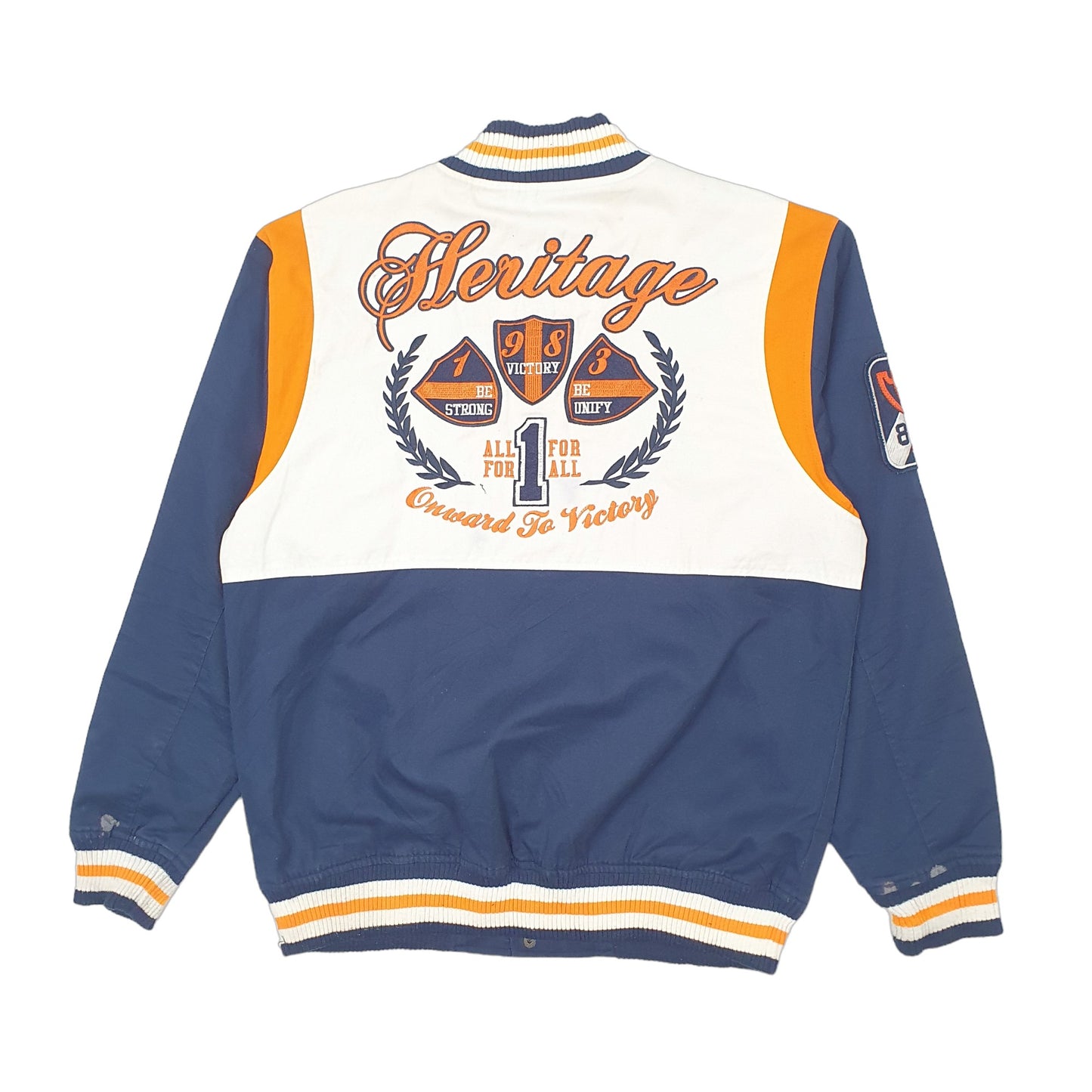 Mens Navy Springfield Varsity  Coat