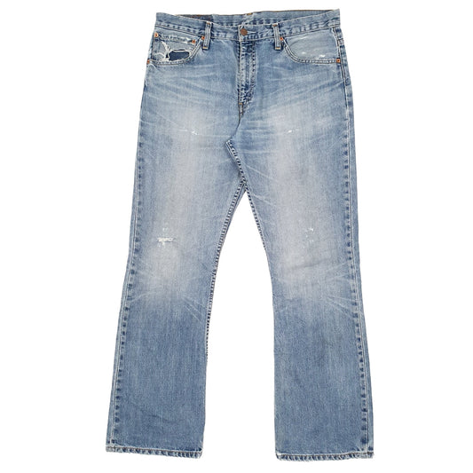 Levis 507 Bootcut Fit Jeans W34 L32 Blue